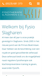 Mobile Screenshot of fysiotherapieslagharen.nl